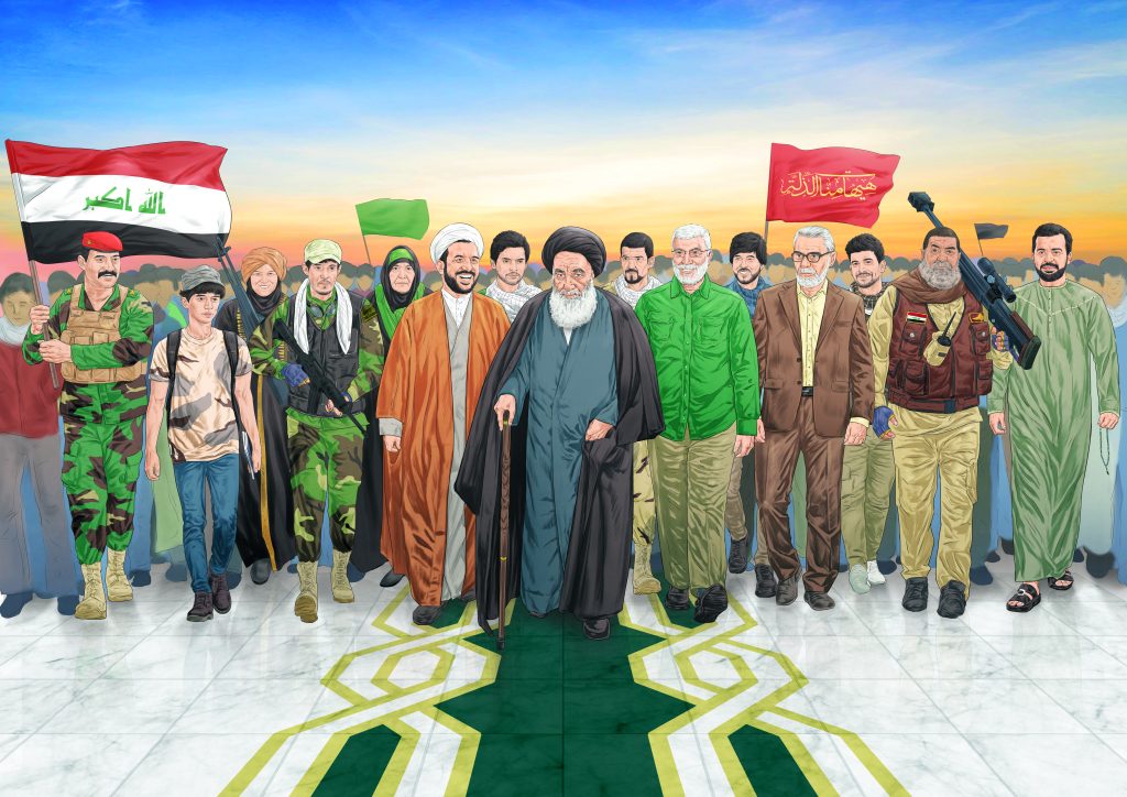 نقاشی از شهدای شاخص عراق